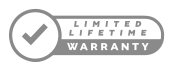 limited lifetime warranty badge